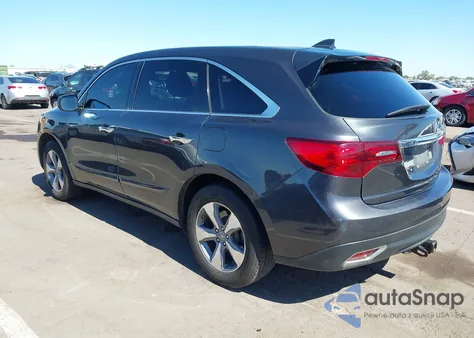 2014 Acura Mdx z USA, uszkodzony, nr VIN 5FRYD4H26EB010303